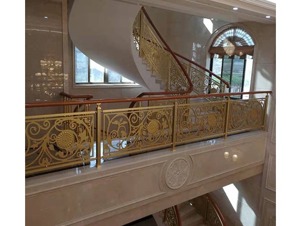 自建別墅如何選擇銅樓梯扶手？